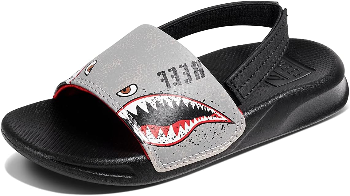 Reef Kids Little One Slide (InfantToddlerLittle Kid) Flying Sharks23
