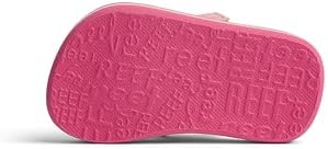 REEF Girls ToddlerLittle Kid Ahi Beach Flip Flop, Soft Cushion Footbed, Water Friendly Rainbows and Clouds23