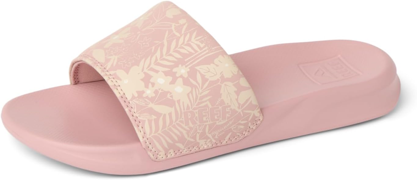 Reef Girls Kids One Slide Sandal Dusty Pink Floral