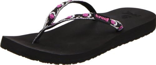 REEF Womens Sandals, Ginger BlackPurpleSilver