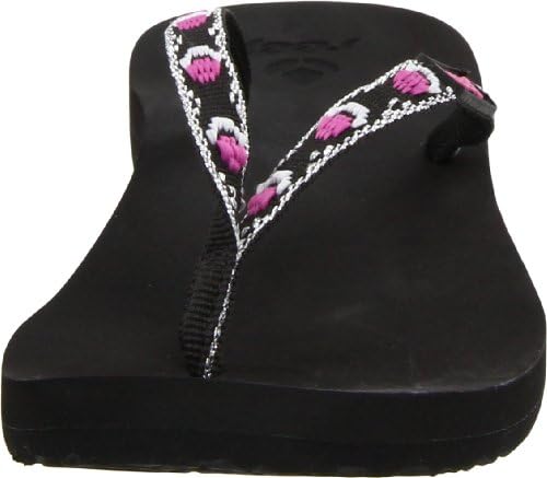 REEF Womens Sandals, Ginger BlackPurpleSilver