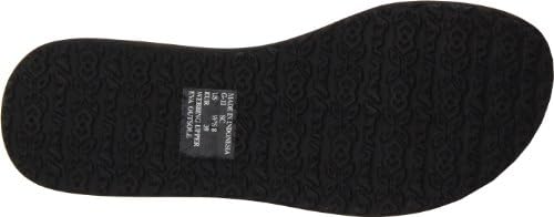 REEF Womens Sandals, Ginger BlackPurpleSilver