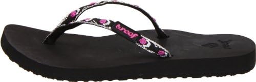 REEF Womens Sandals, Ginger BlackPurpleSilver