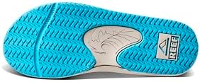 Reef Kids Fanning (Big Kid) Grey-aqua-oak