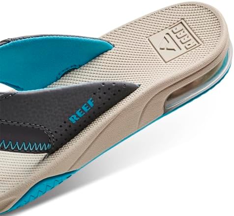 Reef Kids Fanning (Big Kid) Grey-aqua-oak