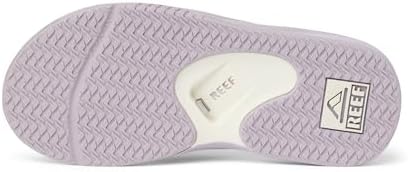 REEF Women's Fanning Bottle Opener Flip Flops Lavender Suede