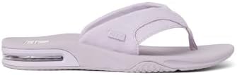 REEF Women's Fanning Bottle Opener Flip Flops Lavender Suede