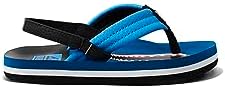 REEF Boys ToddlerLittle Kid Ahi Beach Flip Flop, Soft Cushion Footbed, Water Friendly Sharky Ocean