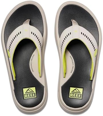 REEF Mens Sandals, Cruiser Grey-lime