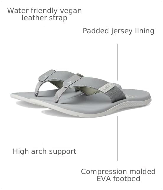 REEF Santa Ana Mens Sandal Grey-light Grey