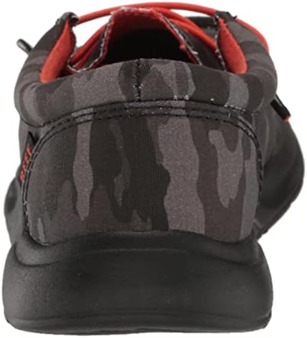 REEF Boys Cushion Coast Shoe Black CamoRed