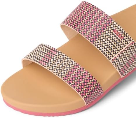 REEF Cushion Vista (Big Kid) Pink Raffia