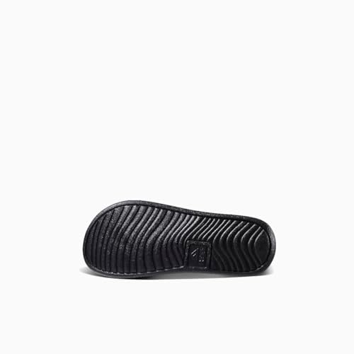 Reef Boys Kids One Slide Sandal Grey Camo Shark