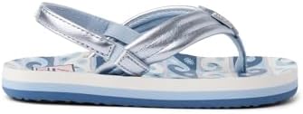 REEF Girls ToddlerLittle Kid Ahi Beach Flip Flop, Soft Cushion Footbed, Water Friendly Wavey