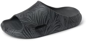 Reef Kids Rio Slide (Little KidBig Kid) BlackGrey Palm