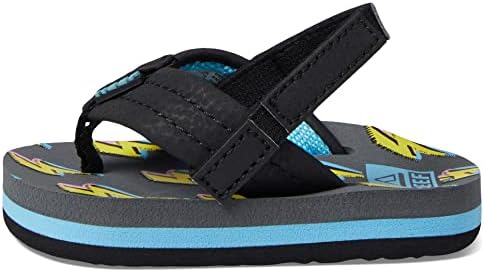 REEF Boys ToddlerLittle Kid Ahi Beach Flip Flop, Soft Cushion Footbed, Water Friendly Bolt Up