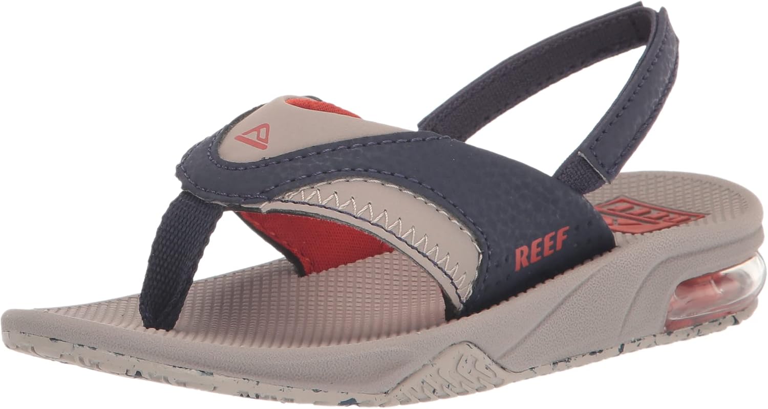 Reef Kids Little Fanning (little Kid) TaupeNavy
