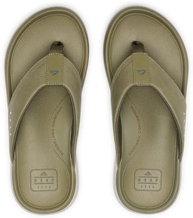 Reef Men's Cushion Norte Flip Flop Sandal Olive Vintage