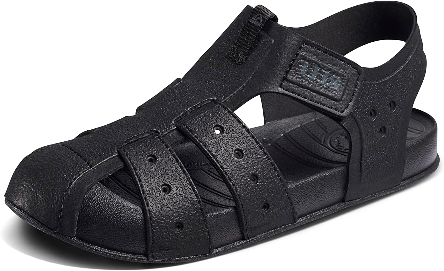 REEF Kids' Water Beachy Fisherman Sandals Black