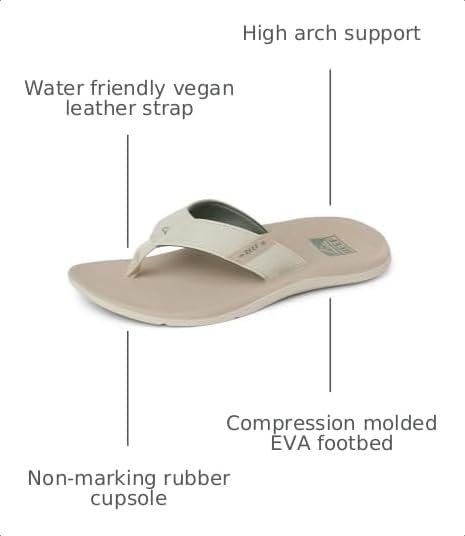 REEF Santa Ana Mens Sandal Tan-tan-forest