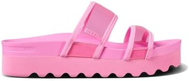 REEF Women's Vista Hi Energy Slide Sandal Light Neon Pink