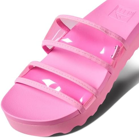 REEF Women's Vista Hi Energy Slide Sandal Light Neon Pink