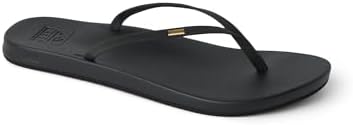 Reef Women’s Cushion Slim Flip Flop Sandal Black