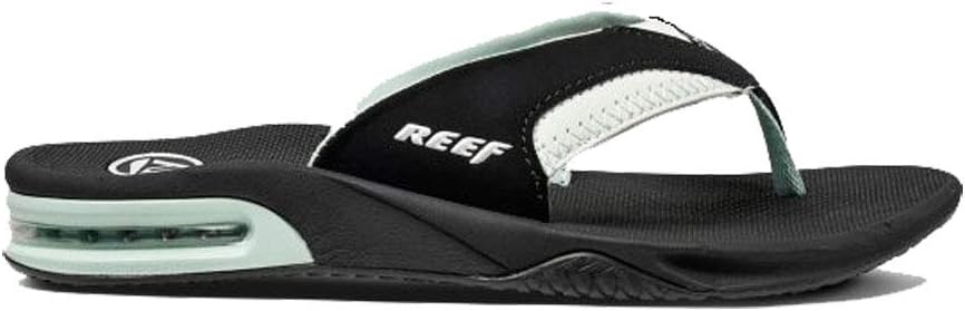 REEF Women's Fanning Bottle Opener Flip Flops BlackMint