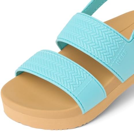REEF Girls ToddlerLittle Kid Water Vista Platform Sandal, Water Friendly, Adjustable Strap Capri