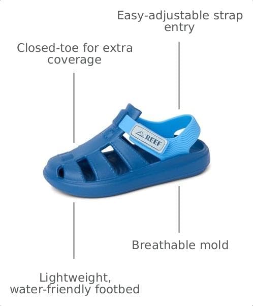 REEF Totally Beachin (Little Kid) BlueLight Blue