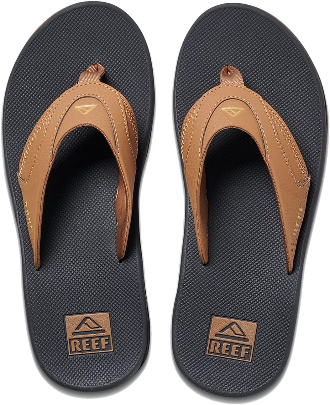 REEF Mens Sandals, Fanning Grey Khaki