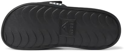 REEF Boys Sandals, ToddlerLittle Kid Salty Slide, BlackWhite, 9