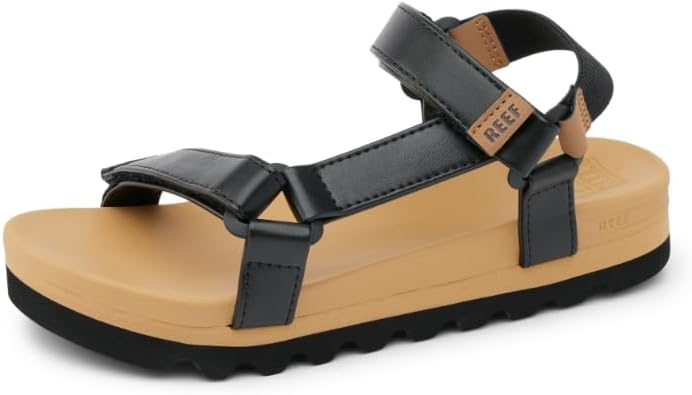 REEF girls Kids Rem Hi BlackTan