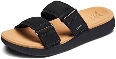 REEF Cushion Cloud Roa Womens Sandal Black-tan