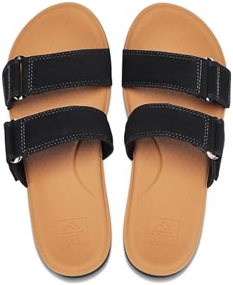 REEF Cushion Cloud Roa Womens Sandal Black-tan