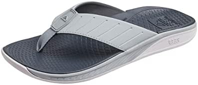 REEF Men's Deckhand Water Friendly Flip Flops Grey