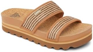 REEF Women's Sandals, Cushion Vista Hi Chocolate Raffia