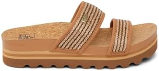 REEF Women's Sandals, Cushion Vista Hi Chocolate Raffia