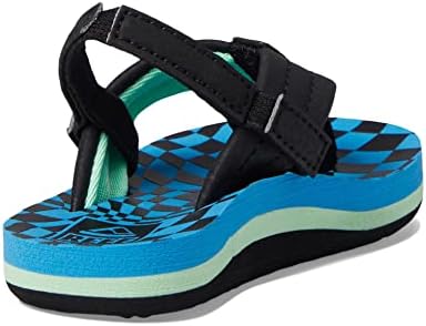 REEF Boys ToddlerLittle Kid Ahi Beach Flip Flop, Soft Cushion Footbed, Water Friendly Swell Checkers