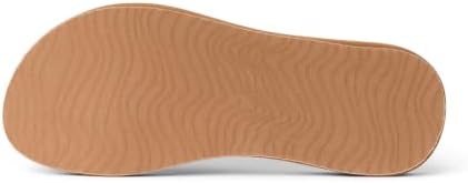 REEF Women's Sandals Spring Woven Flip Flops Burnt Orange