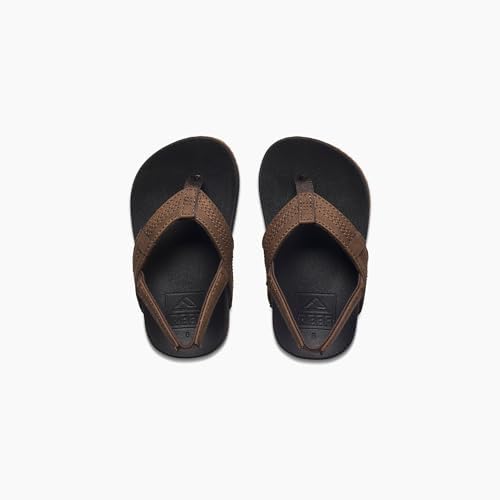 REEF Baby Boys' Phantom Cushion Flip Flops Black-brown23