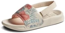 REEF Girls ToddlerLittle Kids One Slide Sandal Vintage Hawaiian