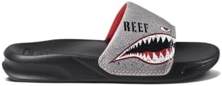 Reef Boys Kids One Slide Sandal Flying Sharks23