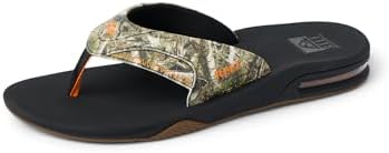 REEF Mens Sandals, Fanning Tree Camo