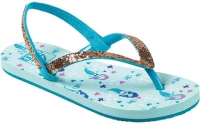 REEF Little Stargazer Prints Girls Sandal Aqua Mermaids23