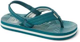 REEF Boys ToddlerLittle Kid Ahi Beach Flip Flop, Soft Cushion Footbed, Water Friendly Sage Stripe