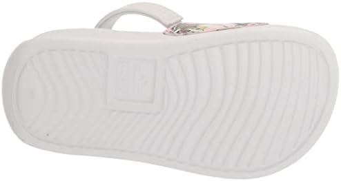 REEF Girls ToddlerLittle Kids One Slide Sandal Zebra