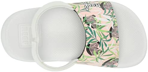REEF Girls ToddlerLittle Kids One Slide Sandal Zebra