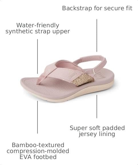 REEF Girls' Little Santa Ana Pale Mauve