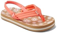REEF Girls ToddlerLittle Kid Ahi Beach Flip Flop, Soft Cushion Footbed, Water Friendly Daisy